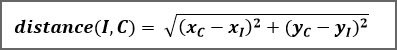 distance euclidienne 2 dimensions