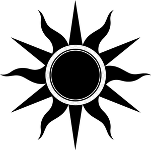 pochoir soleil
