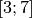 [3;7]